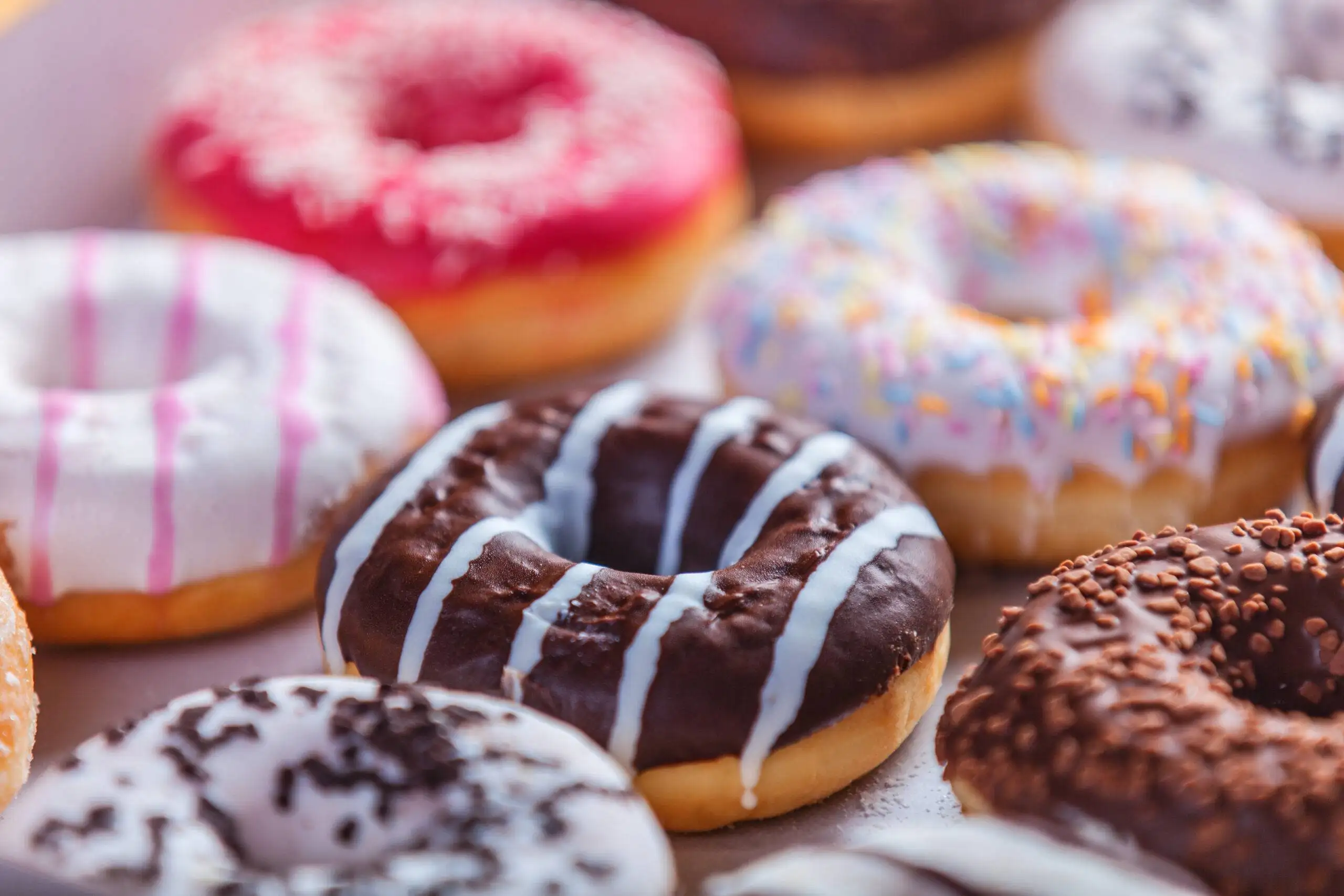 Donuts in box - Sugarspoon Desserts